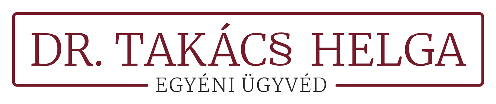 Dr. Takács Helga egyéni ügyvéd honlapja